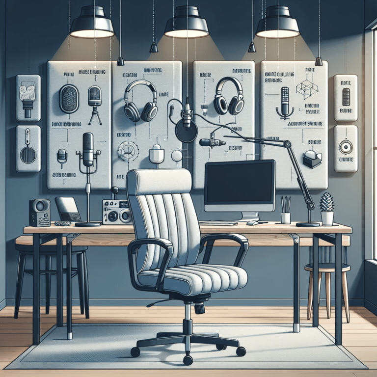 Ergonomic Adjustments for a Comfortable Podcast Studio