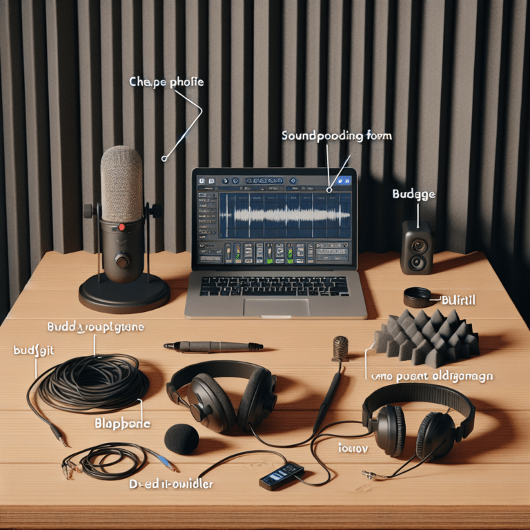 Budget Friendly Tips to Setup a Home Studio for Podcasting
